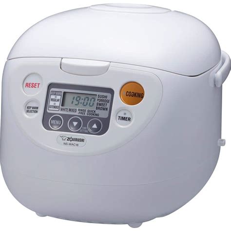 Zojirushi Micom 10 Cup Cool White Rice Cooker And Warmer With Built In
