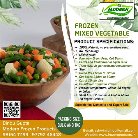 A Grade Frozen Mixed Vegetable Gunny Bag Packaging Size 30kg Id