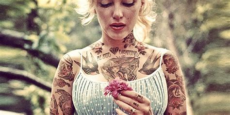 these 13 beautiful women look even better covered in tattoos offbeat