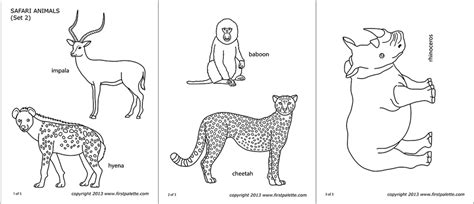 Free Coloring Pages Of Jungle Animals