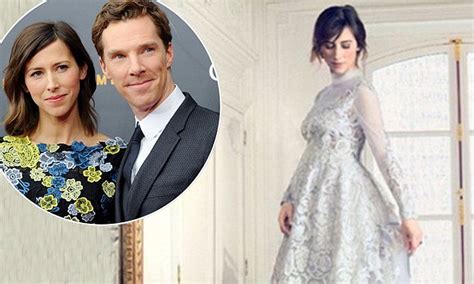 Benedict Cumberbatchs Wife Sophie Hunters Wedding Dress Revealed