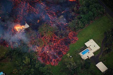 Lava Destroys Five Homes In Hawaii After Kilauea Volcano Erupts Daily