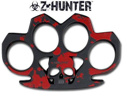 Zombie Hunter Brass Knuckles Red