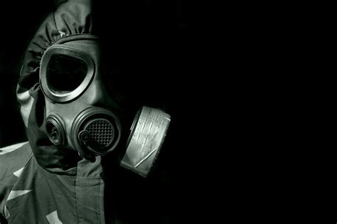 Blue black anime mask masked boy. 46+ Anime Gas Mask Wallpaper on WallpaperSafari
