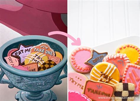 Alice In Wonderland Eat Me Cookies Food In Literature Recetas