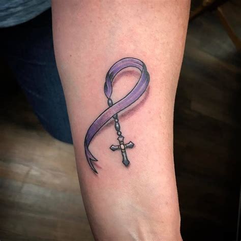 85 Beautiful Cancer Ribbon Tattoos And Their Meaning Authoritytattoo