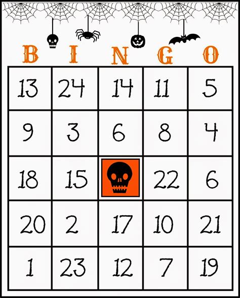 Crafty In Crosby Free Printable Halloween Bingo Game