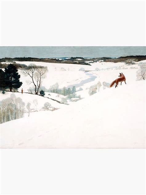 Fox In The Snow 1935 By Newell Convers Wyeth Photographic Print By