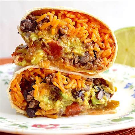 For an easy supper that. Beef and Bean Burritos | Recipe in 2020 | Bean burritos, Cooking, Extra sharp cheddar cheese