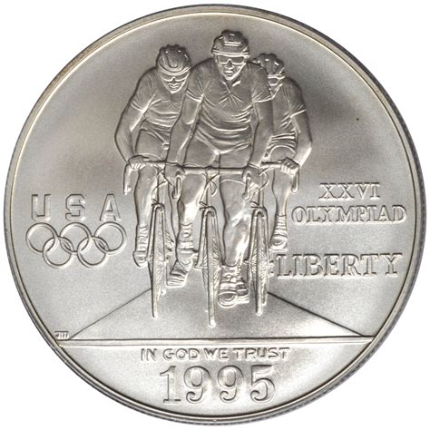See more ideas about coins worth money, coin worth, coins. Value of 1995 $1 Cycling Silver Coin | Sell Silver Coins