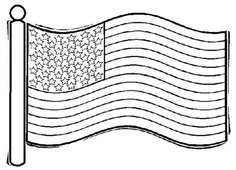 Waving Flag Coloring Page Clip Art Library