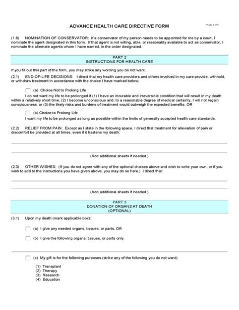 Gain some valuable career planning and research skills. Advance Health Care Directive Form - California Free Download
