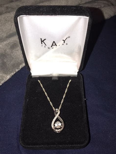 Infinity Love Necklace From Kay Jewelers 925 Sterling Silver And White