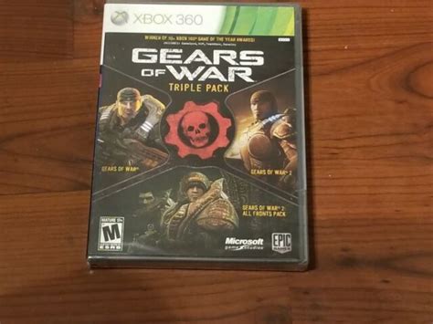 Gears Of War Triple Pack Xbox 360 2011 Brand New Ebay