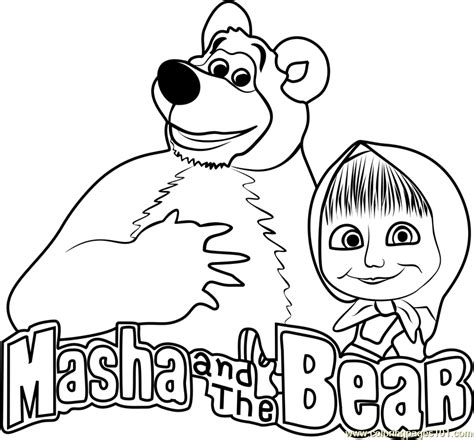 Drawing Masha And The Bear Coloring Pages There Are Lots Of Things You Can Do To Help Your
