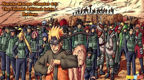 Naruto Manga Chapter 612 The Shinobi Alliance Jutsu Review Youtube