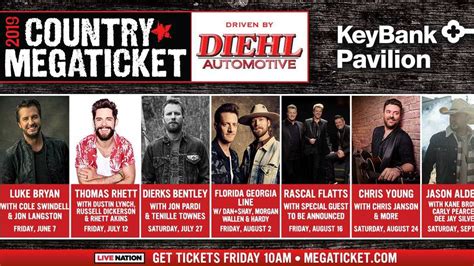 Lineup For 2019 Country Megaticket Announced