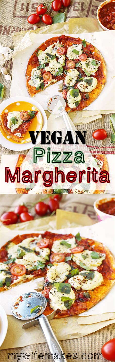 Vegan Pizza Margherita Simple Delicious Hearty Satisfyingall