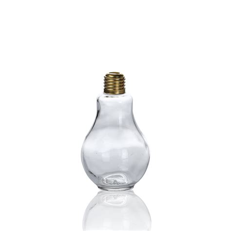 Clear Light Bulb Shaped Bottles Party Favors100ml400ml500ml Juice