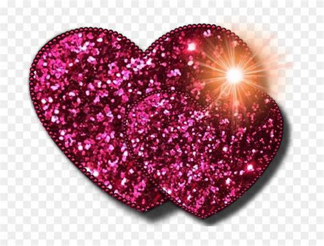 Heart Glitter Clip Art Pink Glitter Heart Png Free Transparent Png Clipart Images Download