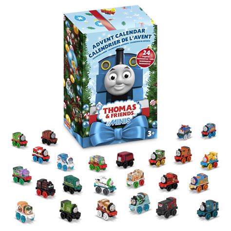 Buy Thomas And Friends Minis Advent 2022 Christmas T 24 Miniature Toy Trains And Vehicles For
