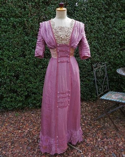 For Sale Beautiful Edwardian Era Tea Gown Dress And Small English