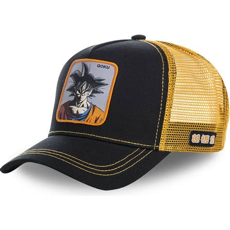 Maybe you would like to learn more about one of these? Capslab Youth Son Goku KID_GOKB Dragon Ball Black and Orange Trucker Hat: Caphunters.com