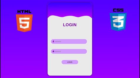 Membuat Form Login Register Menggunakan Html Dan Css Di Visual Mobile