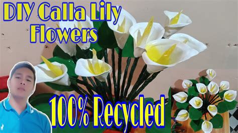 DIY Calla Lily Flowers Step By Step Tutorial YouTube