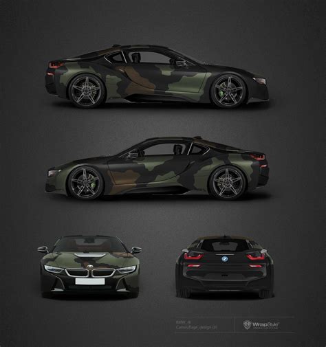 O spese di immatricolazione del veicolo o tassa di proprieta' o polizza rca o. BMW i8 - Camouflage design | Wrapstyle