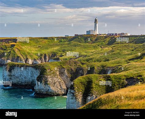 Flamborough Head Lighthouse An Active Lighthouse Located At Flamborough East Riding Of