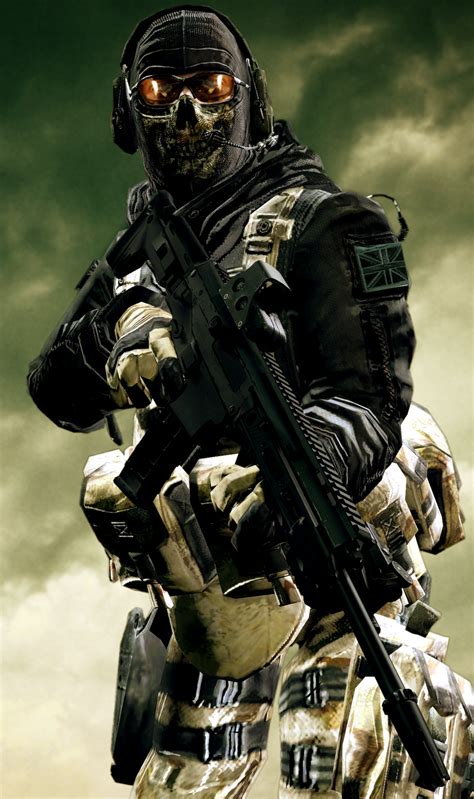 The Legend Of Ghost Call Of Duty Military Special Forces Ghost Soldiers