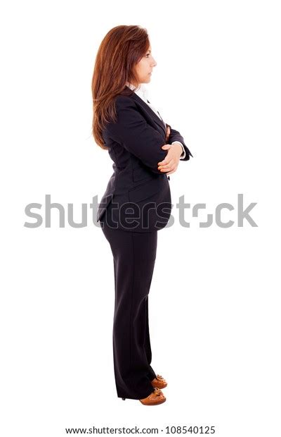 Full Body Profile View Young Business Stock Photo Edit Now 108540125