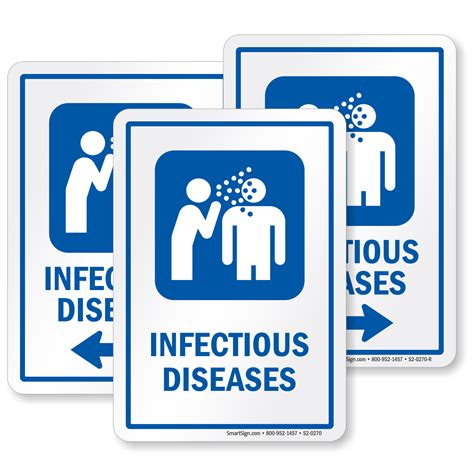Infectious Disease Hospital Sign Viral Infection Symbol Sku S2 0270