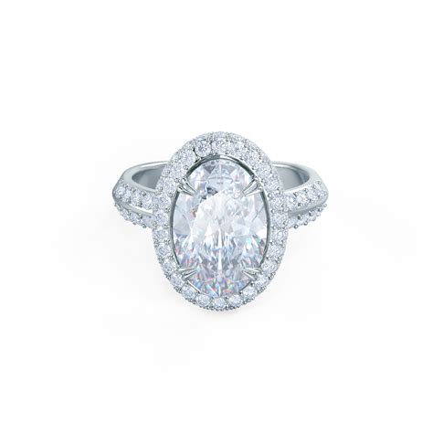 Royal Oval Setting by Ada Diamonds. This setting features an oval center stone with a … (With ...