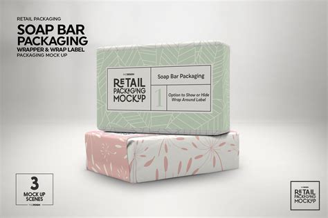 But you don't need to seek out antibacterial soap because it has no added health benefits, according to the cdc. Retail Soap Bar Packaging Mockup By INC Design Studio ...