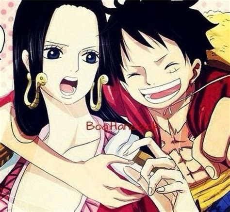 Hancock X Luffy Luffy And Hancock One Piece Manga Luffy