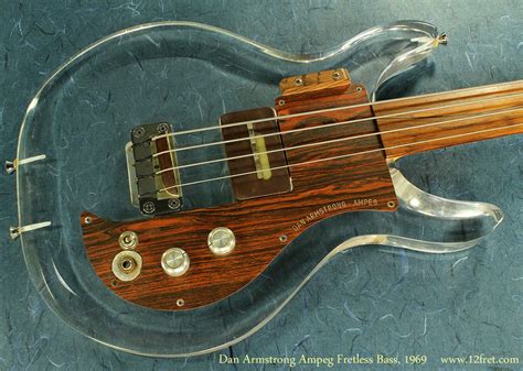 Dan Armstrong Ampeg Fretless Bass 1969