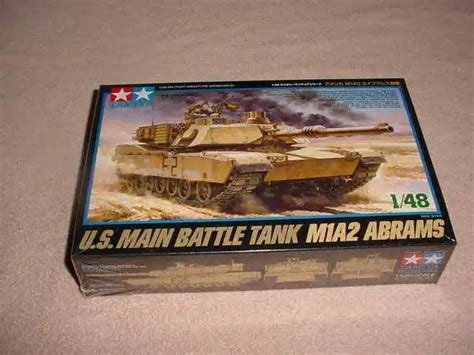 Tamiya Us Main Battle Tank M1a2 Abrams 148 Model Kit 32592 Nisb