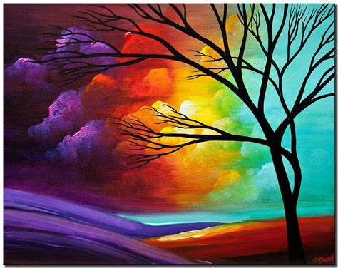 50 Beautiful Tree Painting Ideas For Inspiration