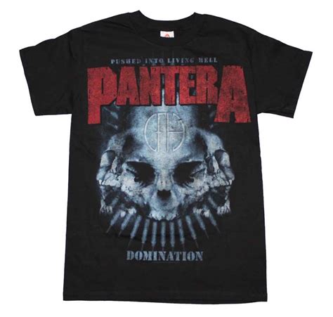 Pantera Domination Distressed Print Concert Band T Shirt S M L Xl