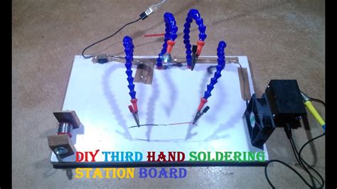 Diy Third Hand Soldering Station Board Tutorial Youtube