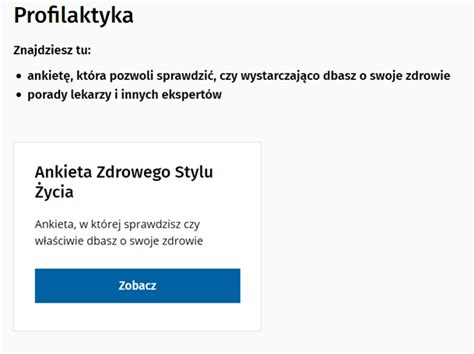 Możliwości systemu będą coraz większe, dlatego z czasem zyskasz dostęp do jeszcze większej bazy przydatnych danych o swoim zdrowiu. Internetowe Konto Pacjenta - codlazdrowia.pl