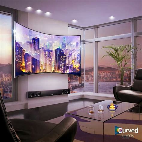 Samsung Curved Uhd Smart Tv Tvs Curved Tvs Apartment Decor