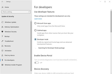 How To Enable Developer Mode In Windows 10 To Sideload Apps Ghacks