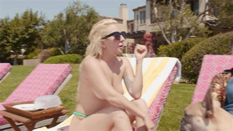 Lady Gaga Goes Topless While Sunbathing As She Reignites Bitter Feud