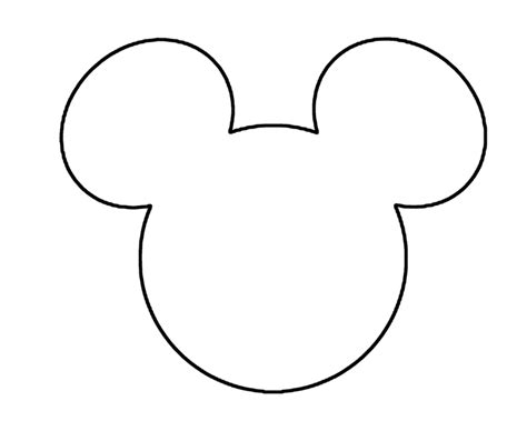 Free Printable Mickey Mouse Ears Template, Download Free Printable