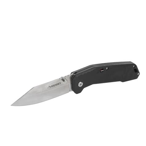 Husky 35 In Spring Assist Folding Knife 90698 The Home Depot