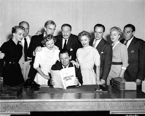 William holden, june allyson, barbara stanwyck. Here are the stars of MGM's EXECUTIVE SUITE (1954 ...
