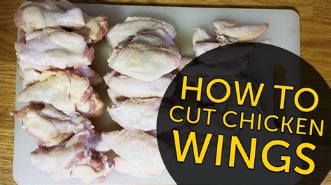 How To Easily Separate Whole Chicken Wings Youtube